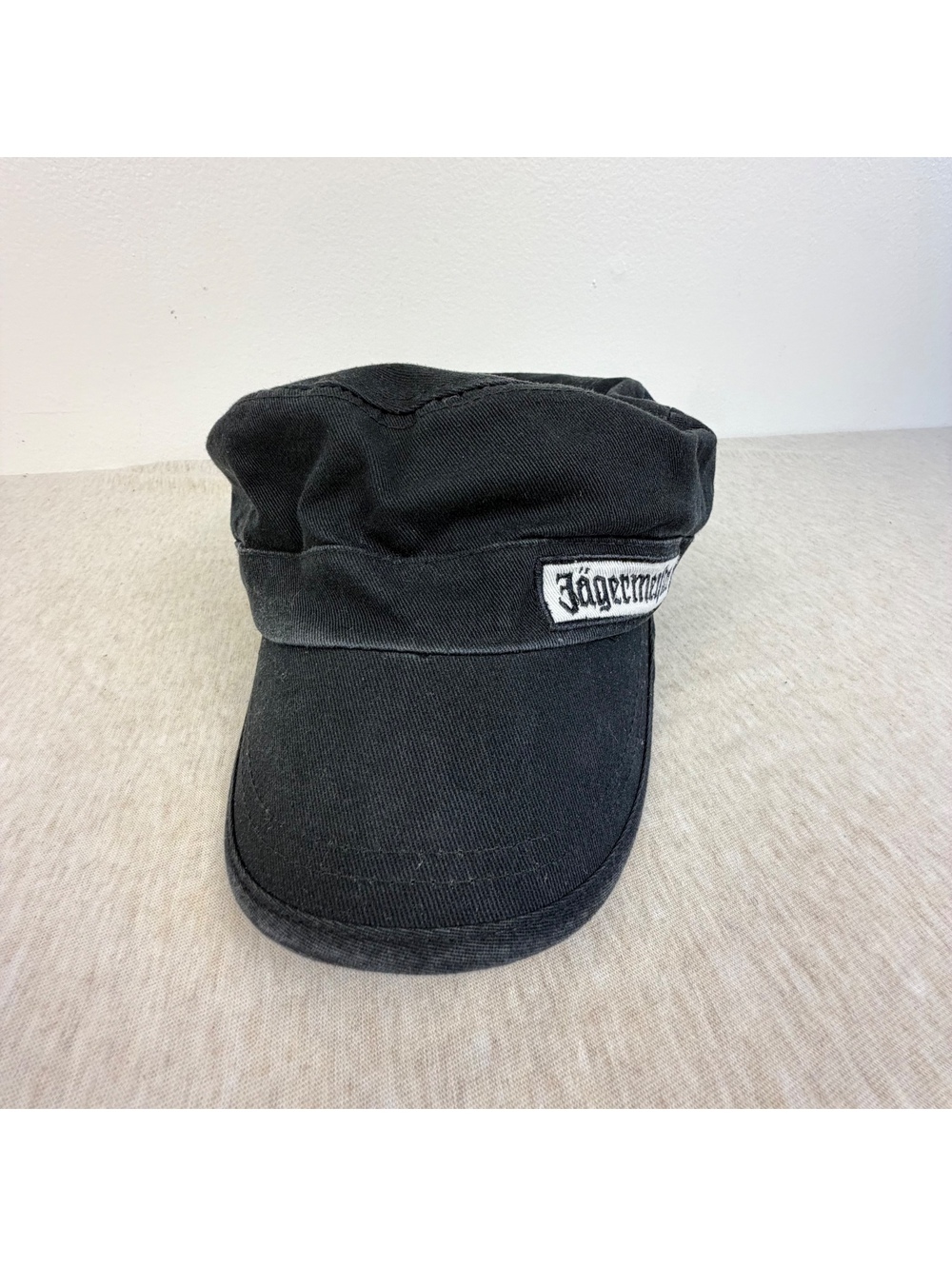 Jagermeister Black Military Cadet Cap Adjustable Liquor Promo Hat